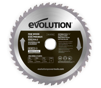 product Disc pentru fierastrau electric EVOLUTION FW210TCT-40 210mm 2.4mm