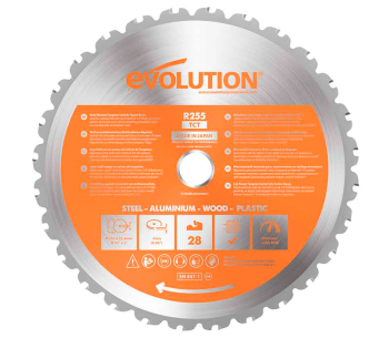 product Disc pentru fierastrau electric EVOLUTION RAGEBLADE255M 255mm 2mm