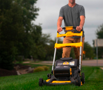 Mașină de tuns gazonul cu acumulator DEWALT DCMWSP156W2-QW 530mm 2x18V 8Ah photo 4