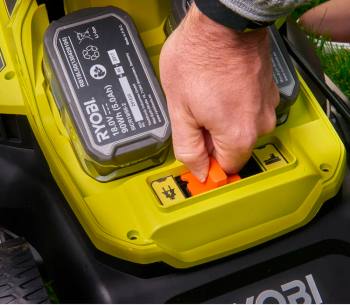 Mașină de tuns gazonul hybrid acumulator+rețea RYOBI RY18LMH37A-250 370mm 18V 5Ah photo 0