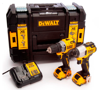 product Set de instrumente cu acumulator DEWALT DCK2110L2T 18V 3Ah