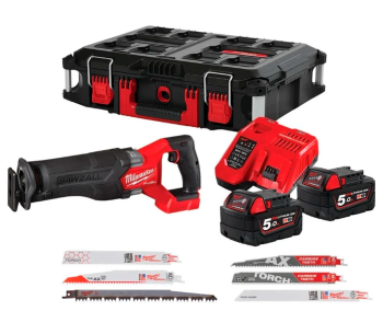 product Fierăstrău sabie cu acumulator MILWAUKEE M18 FSZ100P-502P 18V 5Ah