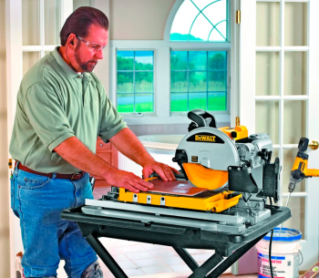 Masina electrica de taiat ceramica 1600w 610mm DEWALT D24000S photo 4