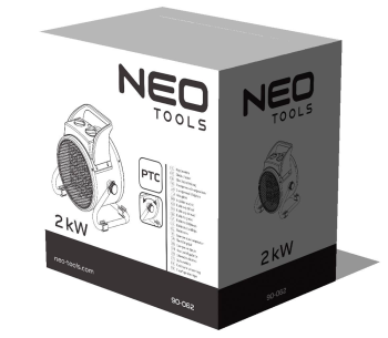 Aeroterma NEO TOOLS 90-062 2kw  3283l/min photo 1
