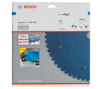 Disc pentru fierastrau electric BOSCH Expert for Steel 2608643058 230mm 2mm photo 0