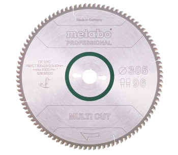 product Disc pentru fierastrau electric METABO Multi CUT 305x30 Z96 FZ/TZ 5 305mm 2.4mm