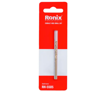 Burghiu pe metal RONIX RH-5505 3.0mm HSS-CO photo 1