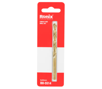 Burghiu pe metal RONIX RH-5514 6.0mm HSS-CO photo 2