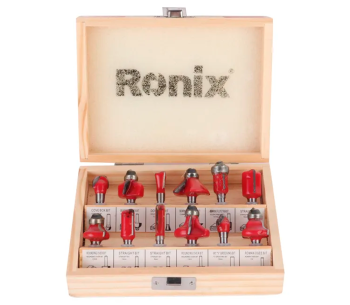 Set 12 freze pe lemn RONIX RH-5341 4-45mm Ø6 mm photo 1