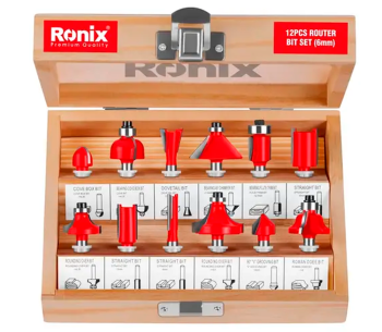 product Set 12 freze pe lemn RONIX RH-5341 4-45mm Ø6 mm