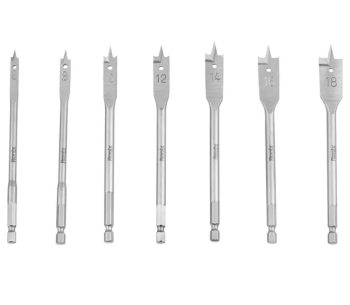 Set de burghie plate RONIX RH-5300 6-35mm Oțel photo 1