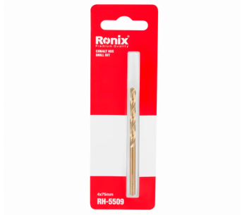 Burghiu pe metal RONIX RH-5509 4mm HSS-CO photo 2