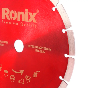 Disc de tăiat cu diamant RONIX RH-3527 230mm Segmentat Cermică/Marmura/Granit photo 0