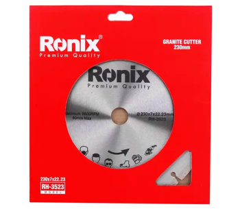 Disc de tăiat cu diamant RONIX RH-3523 230mm Segmentat Cermică/Marmura/Granit photo 1