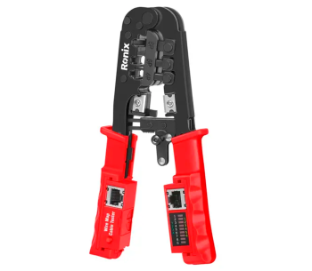 Clești de sertizare + tester RONIX RH-1831 RJ11/RJ12/RJ45 photo 0