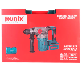 Ciocan rotopercutor cu acumulator RONIX 8679 3.5J 20V 4Ah photo 2