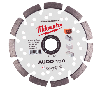 product Disc de tăiat cu diamant MILWAUKEE Premium Speedcross AUDD 150mm Segmentat Beton