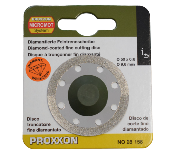 Disc de tăiat cu diamant PROXXON 28158 50mm Solid Ceramică/Gresie/Sticlă photo 0