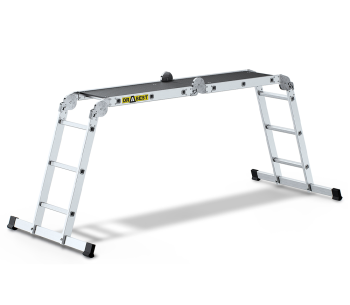 product Scară transformer DRABEST DR-AL-DU-4X3-PRO+POD 3.45m 150kg
