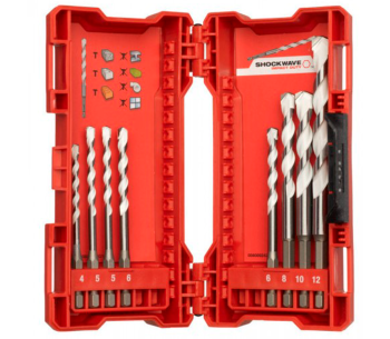 Set de carote diamantate și burghie MILWAUKEE DIAMOND MULTIMATERIAL 8 4-14мм photo 1