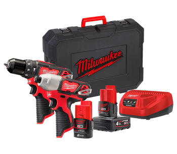 product Set de unelte cu acumulator MILWAUKEE M12 BPP2B-421C