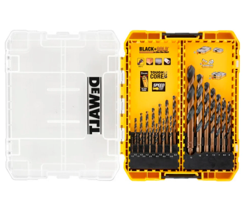 product Set burghiuri pe metal DEWALT Black&Gold DT70755 1-12mm HSS-G