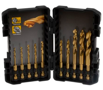 Set burghiuri pe metal DEWALT DT50050 3-12mm HSS-TIN photo 0