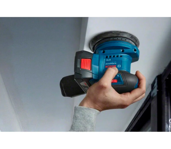 Mașină de șlefuit excentrică fără fir BOSCH GEX 185-LI PROF 125mm 18V 4Ah photo 3