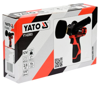Mașină de polișat fără fir YATO YT82903 80mm 12V 2Ah photo 5