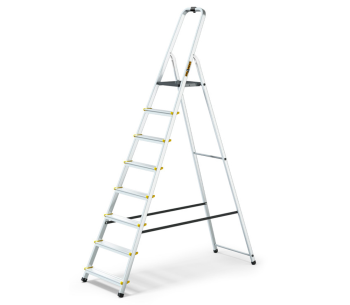 product Scară unilaterală DRABEST DR-AL-D8-PRO-Ż+CZ 1.62m 150kg