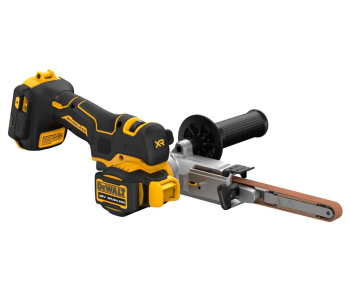 Mașină de șlefuit cu bandă fără fir DEWALT DCM200E2T-QW  18V 1.7Ah photo 2