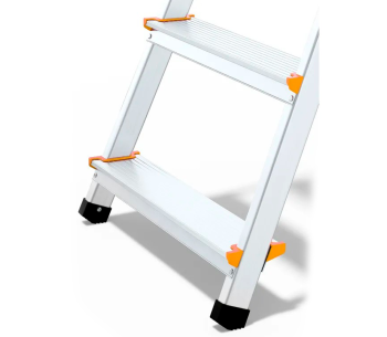 Scară unilaterală DRABEST DR-AL-D8-PRO-Ż+CZ 1.62m 150kg photo 3