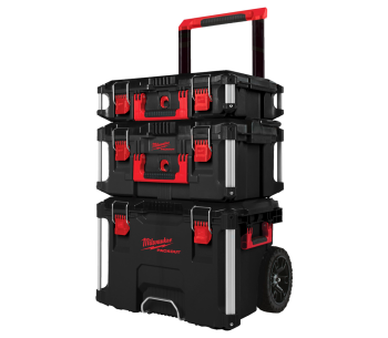 product Set de cutii pentru scule MILWAUKEE PACKOUT TROLLEY BOX SET Plastic