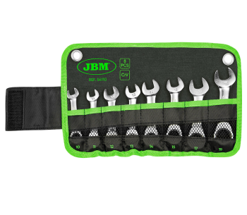 product Set de 8 chei combinate cu clichet JBM-54110 10-19mm