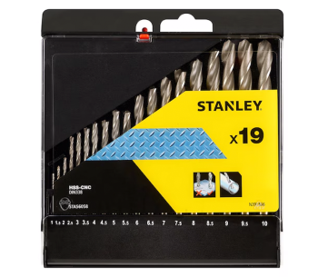 product Set burghiuri pe metal STANLEY STA56058 1-9mm HSS-CNC
