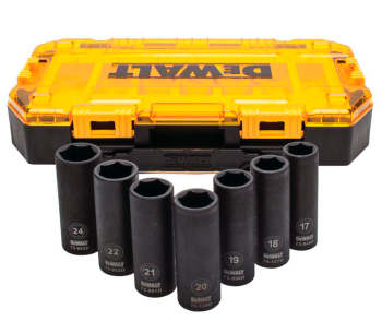 product Set de 7 duze tubulare de impact DEWALT DWMT74737-0 17-24 mm