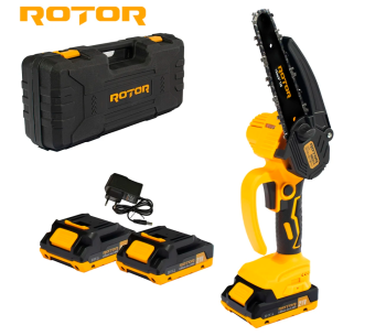 Fierăstrău cu lanț cu acumulator ROTOR RMC21-6 150mm 21V 2Ah photo 3