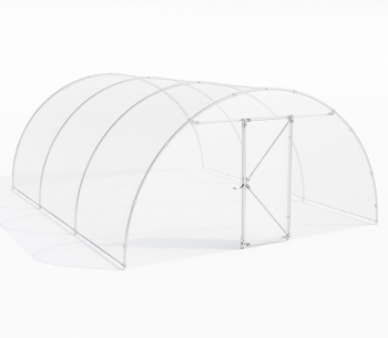 product Seră arcuită Demetra 6x4.5x2.5 m 27m² Alb