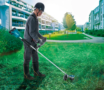Trimmer cu acumulator (fără bat) MAKITA DUR368AZ 2x18V photo 3