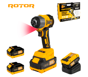 Șurubelnița cu acumulator сu impact ROTOR RSD21 21V 3Ah photo 0