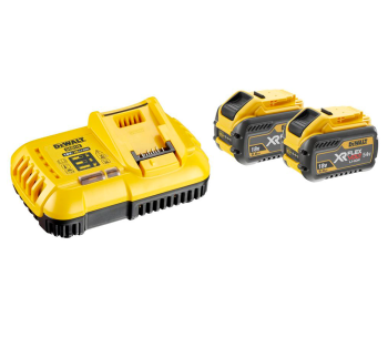 product Зарядное устройство + 2 аккумулятора DEWALT FLEXVOLT DCB118X2-QW 18-54В 8A