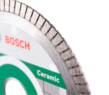 Disc de tăiat cu diamant BOSCH Ceramic Extraclean 2608602479 125mm Turbo Ceramică photo 2