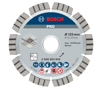 product Disc de tăiat cu diamant BOSCH Best for Concrete 2608615065 125mm Segmentat Beton
