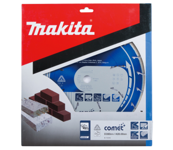 Disc de tăiat cu diamant MAKITA COMET B-13546 300mm Segmentat Beton/Piatră/Cărămidă photo 1