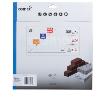 Disc de tăiat cu diamant MAKITA COMET B-13546 300mm Segmentat Beton/Piatră/Cărămidă photo 2