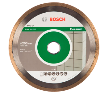 product Disc de tăiat cu diamant BOSCH Professional for Ceramic 2608602537 200mm Solid Ceramică