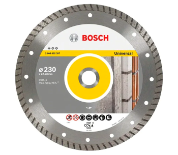 product Disc de tăiat cu diamant BOSCH Universal  2608602397 230mm Turbo Beton/Piatră/Cărămidă