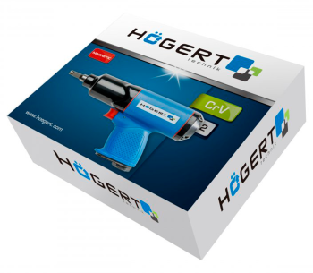 Mașină de înșurubat cu impact pneumatică HOEGERT HT4R622 610Nm 7000rot/min photo 1