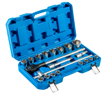 product Набор 21 шт головки торцевые HOEGERT HT1R510 19-50 мм