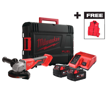 product Polizor unghiular cu acumulator MILWAUKEE M18 BLSAG125XPDMC-402X 125mm 18V 5Ah